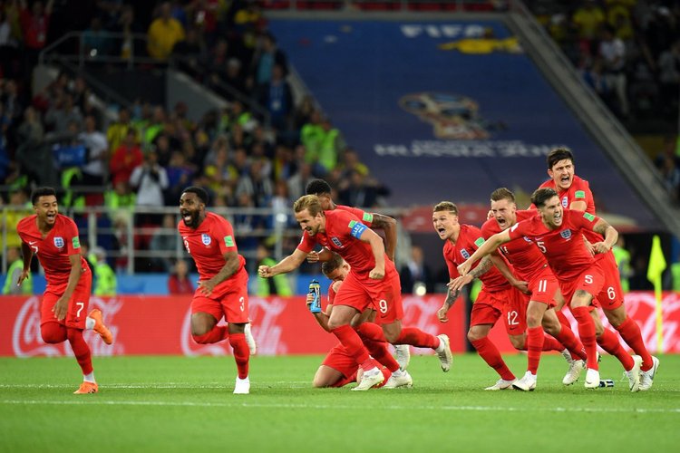 Inglaterra 1-1 parada 4-3 avanço para as quartas de final